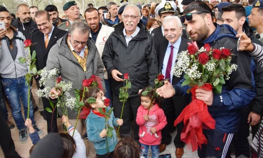 Στη Ριτσώνα ο Πρόεδρος του Ελληνικού Ερυθρού Σταυρού για τα εγκαίνια του χώρου φιλοξενίας προσφύγων