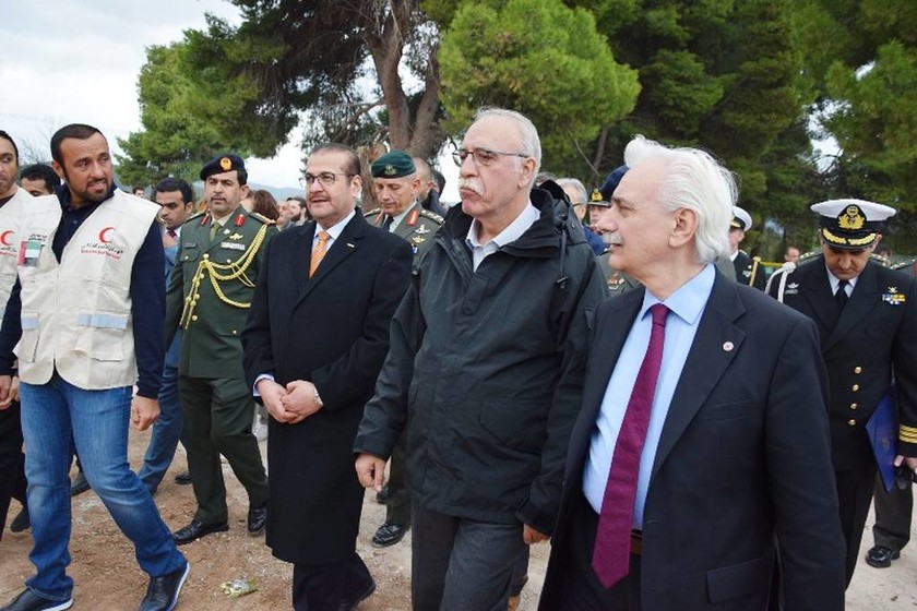 Στη Ριτσώνα ο Πρόεδρος του Ελληνικού Ερυθρού Σταυρού για τα εγκαίνια του χώρου φιλοξενίας προσφύγων