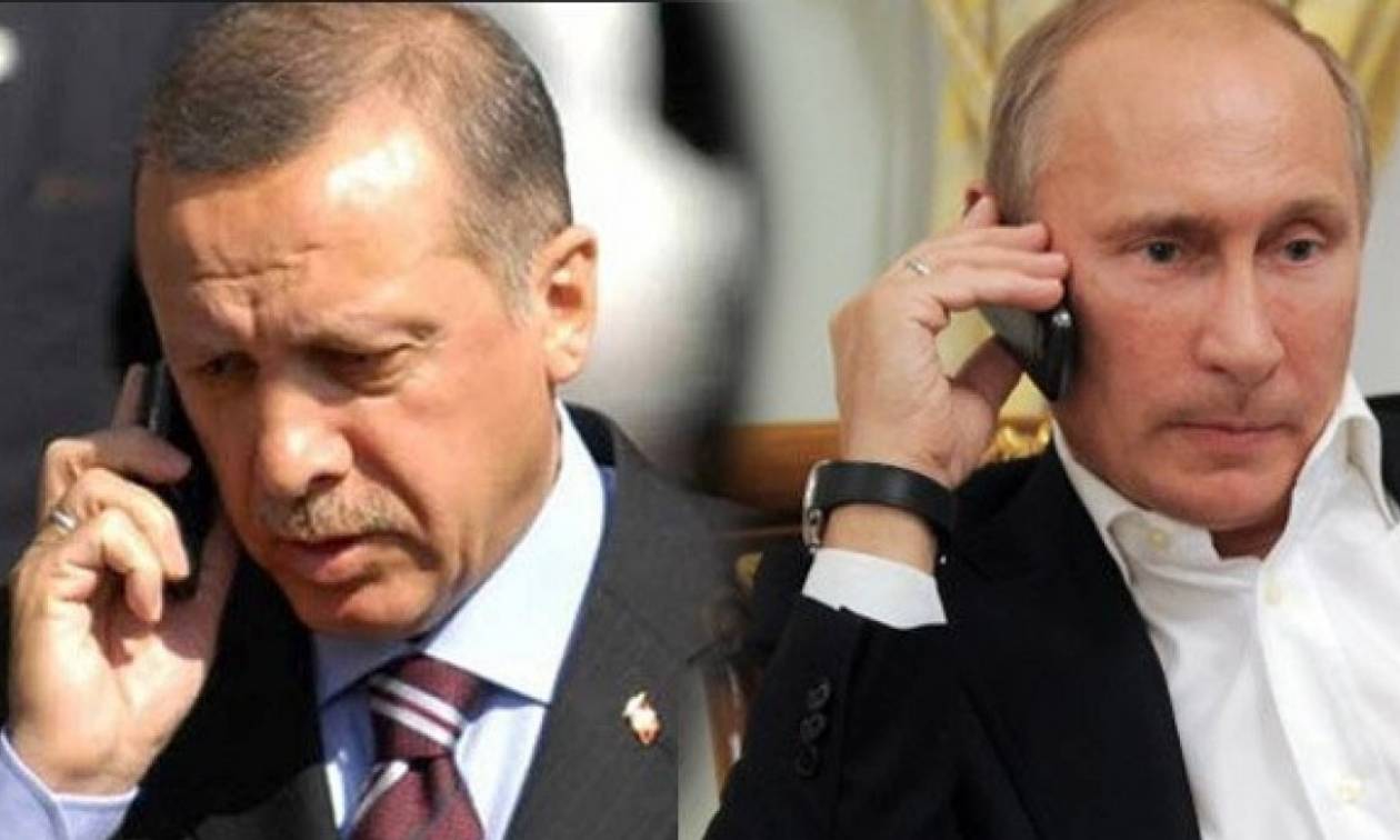Τηλεφωνική επικοινωνία Πούτιν - Ερντογάν