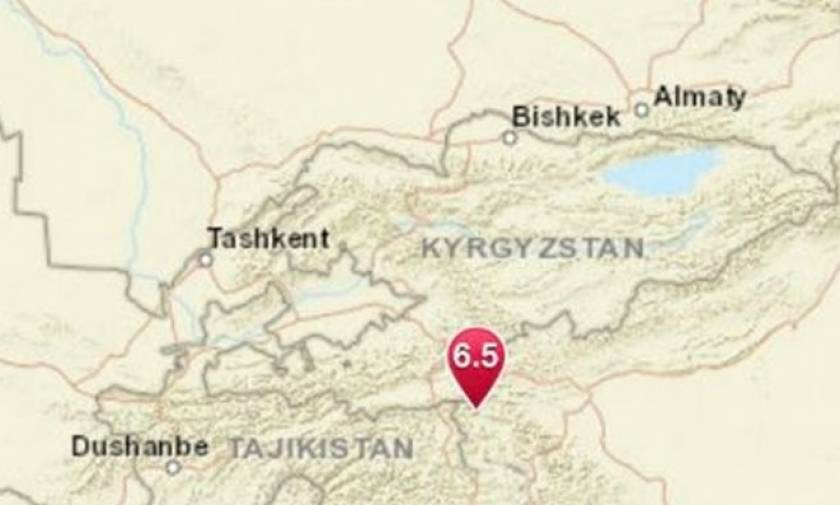 Ισχυρός σεισμός στο Τατζικιστάν