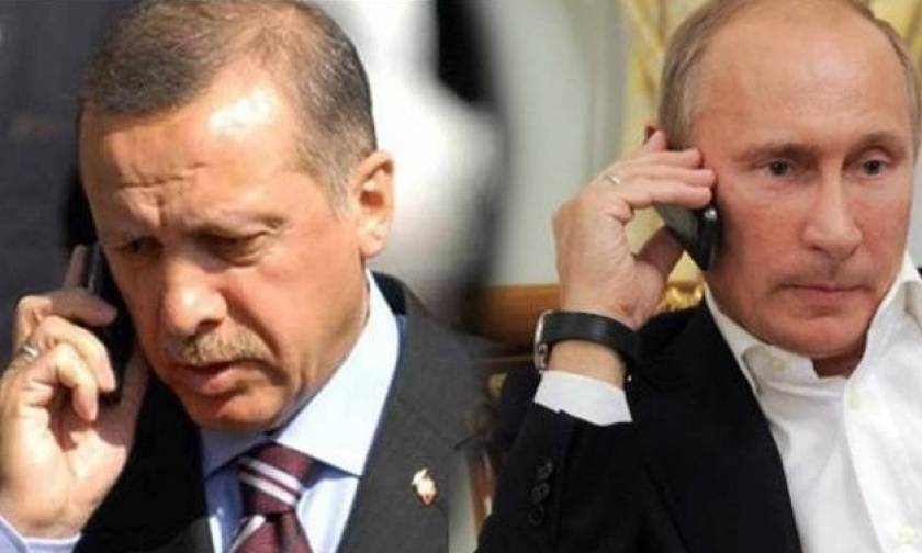 Νέα τηλεφωνική επικοινωνία Πούτιν με Ερντογάν