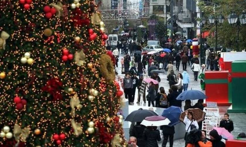 Χριστούγεννα 2016 - Πρωτοχρονιά 2017: Αυτό είναι το εορταστικό ωράριο σε Αθήνα και Θεσσαλονίκη