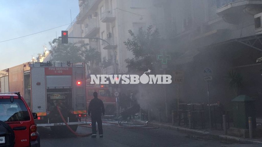 Ισχυρή έκρηξη στο κέντρο της Αθήνας