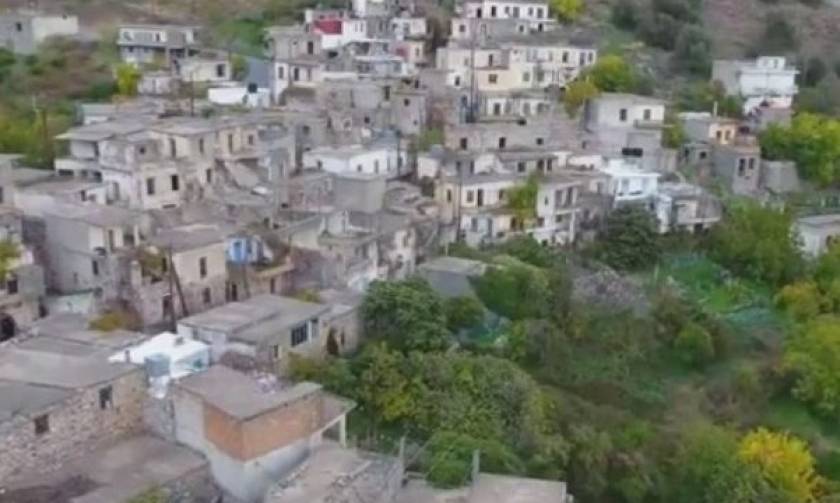 Αυτό είναι το χωριό «φάντασμα» στην Κρήτη (video)