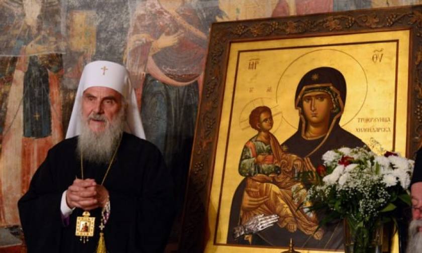 Άγιον Ορος: Ο Πατριάρχης Σερβίας Ειρηναίος στη Μονή Χιλιανδαρίου για την πανήγυρη της Μονής (pics)