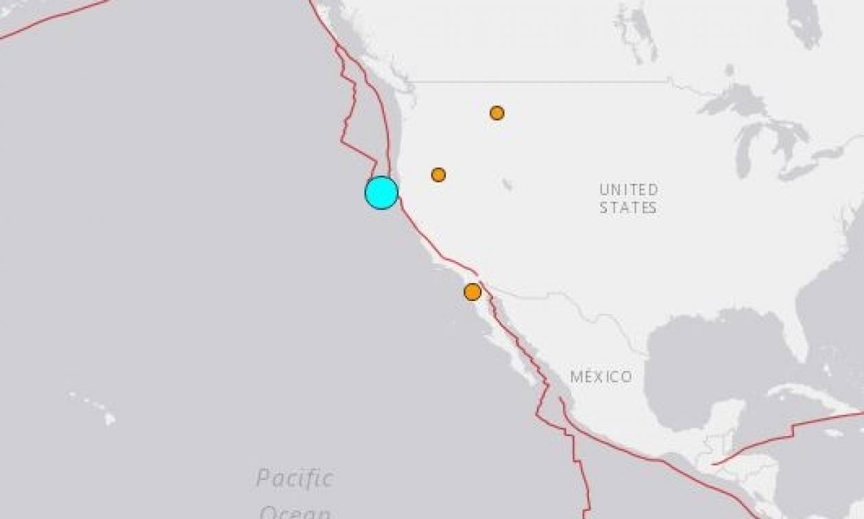 Ισχυρός σεισμός ταρακούνησε την Καλιφόρνια