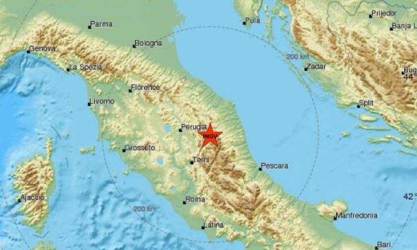 Σεισμός Ιταλία: Δύο δονήσεις μέσα σε μόλις επτά λεπτά!