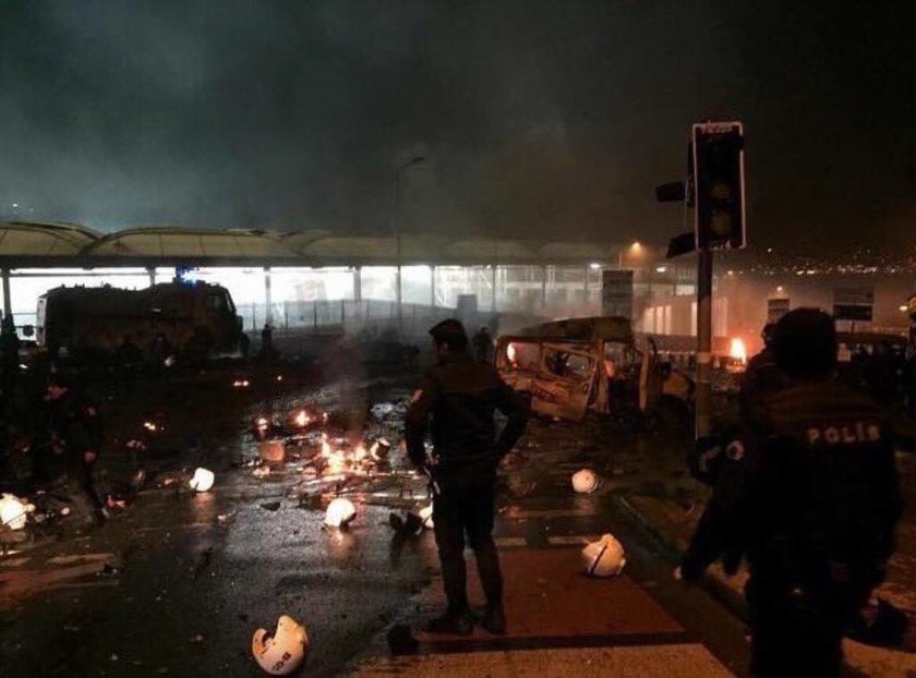 Κωνσταντινούπολη: Δύο εκρήξεις κοντά στο γήπεδο της Μπεσίκτας 