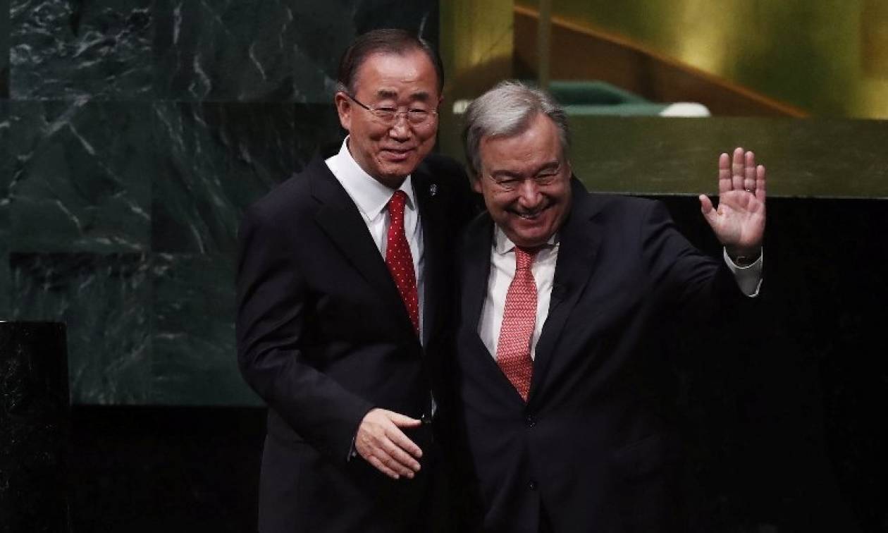 Ο Αντόνιο Γκουτέρες ορκίστηκε νέος Γενικός Γραμματέας του ΟΗΕ