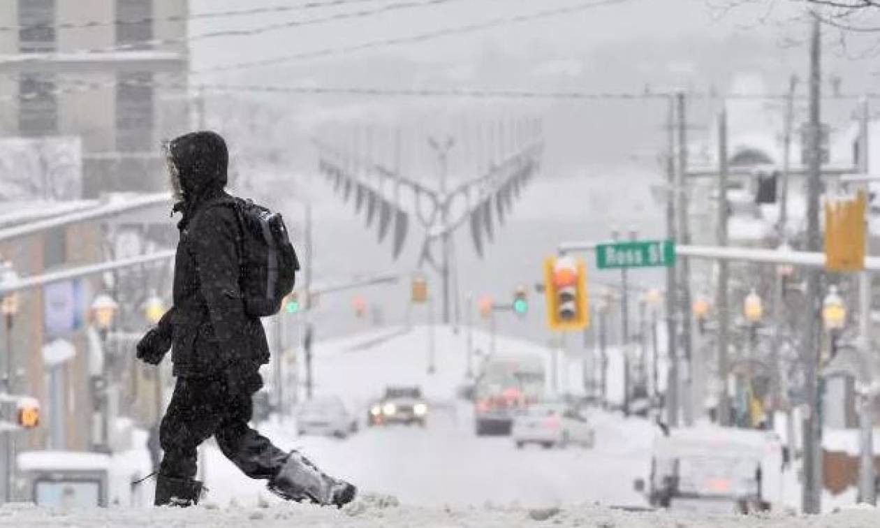 Κύμα πολικού ψύχους σαρώνει τον Καναδά - Ισχυρές χιονοπτώσεις (pics+vid)