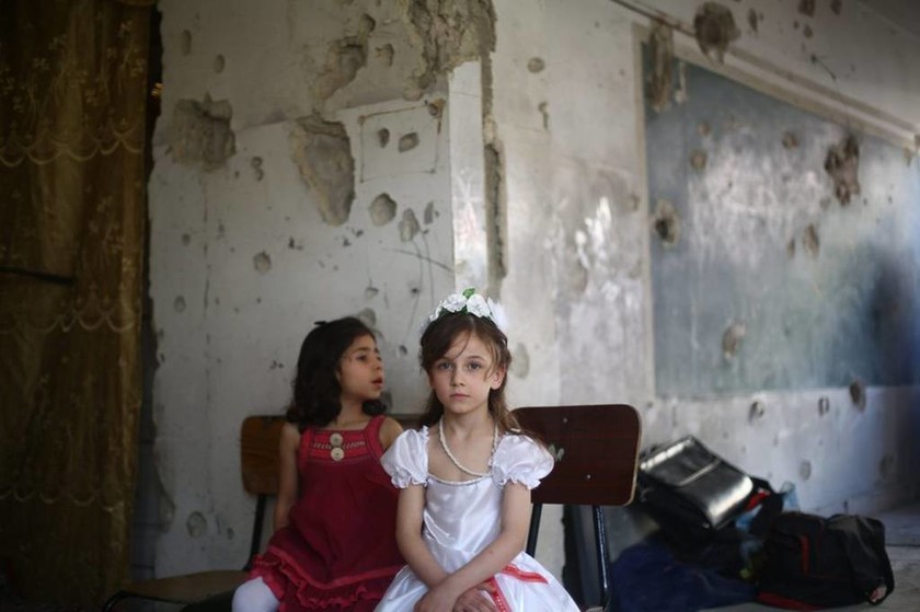 «Γκαλερί έργων τέχνης σε κατεστραμμένο σχολείο στη Δούμα»