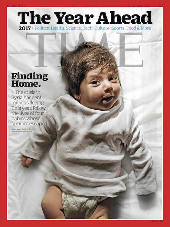 Συγκινητικό: Με προσφυγόπουλα που γεννήθηκαν στην Ελλάδα το εξώφυλλο του TIME (pics)