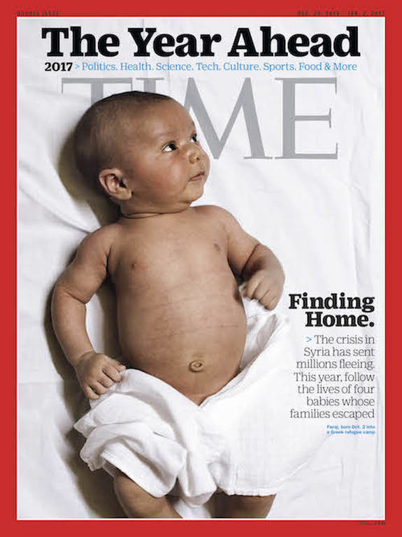 Συγκινητικό: Με προσφυγόπουλα που γεννήθηκαν στην Ελλάδα το εξώφυλλο του TIME (pics)