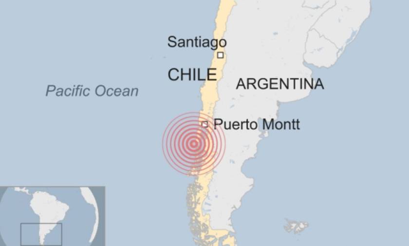 Ισχυρός σεισμός 7,7 Ρίχτερ στη Χιλή