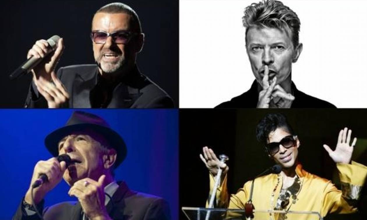 Χρονιά... θανάτων το 2016: Οι διάσημοι τραγουδιστές που «έφυγαν» μέσα σε ένα χρόνο