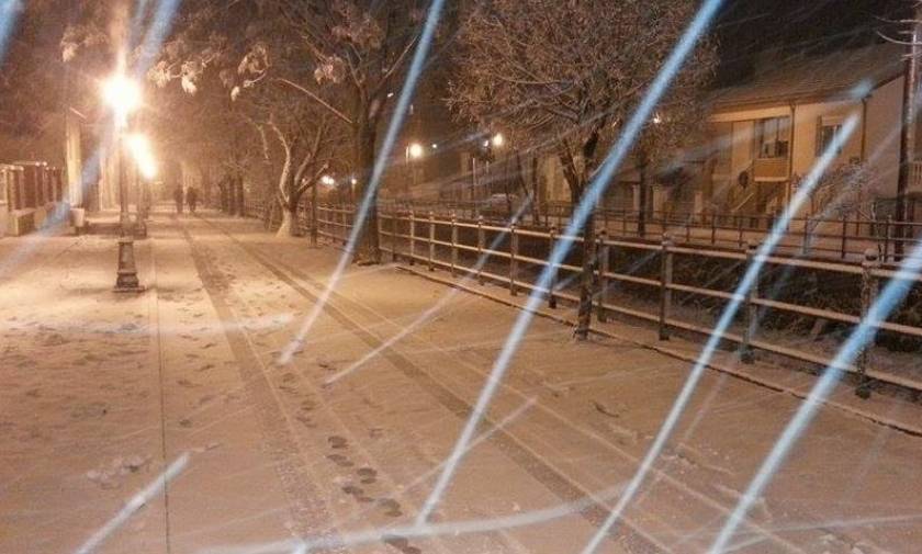 Καιρός LIVE: Χιονίζει στη Φλώρινα – Η «Αριάδνη» κύκλωσε Μακεδονία και Ήπειρο (vid)