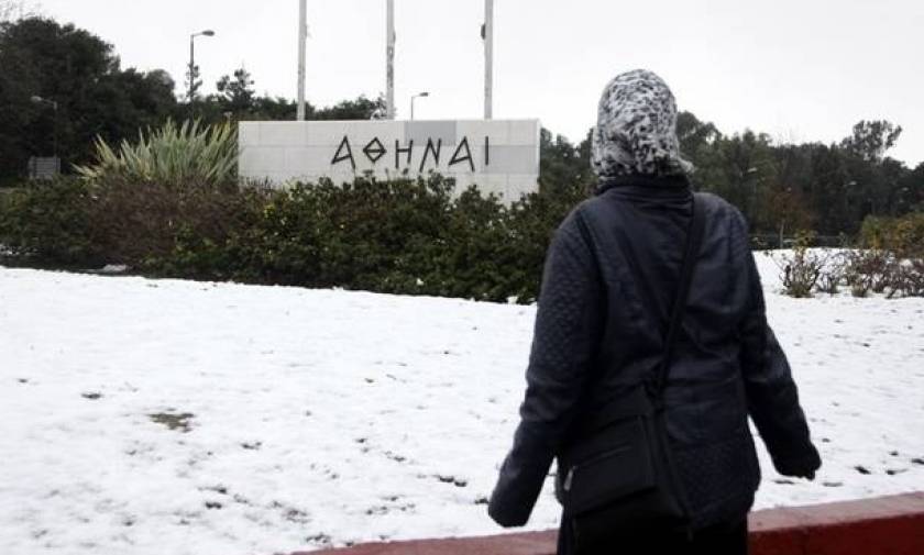 Καιρός: Θα χιονίσει στην Αθήνα τη νύχτα – Υπό το μηδέν ο υδράργυρος