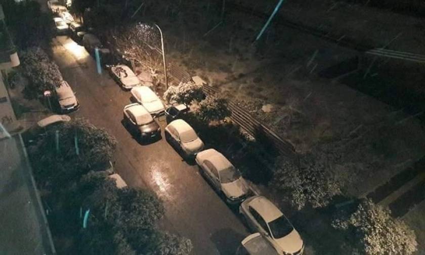 Καιρός Αθήνα: Κυκλοφοριακά προβλήματα στην Αττική λόγω χιονόπτωσης