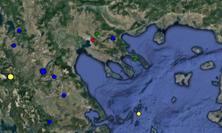 Σεισμός ΤΩΡΑ στη Θεσσαλονίκη: Δείτε τι καταγράφουν LIVE οι σεισμογράφοι