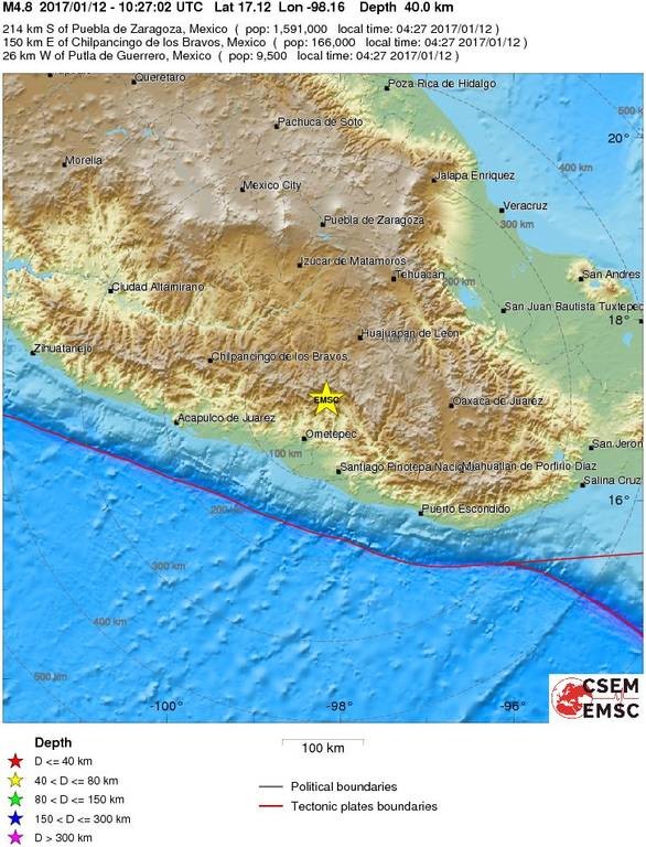 Ισχυρός σεισμός στο Μεξικό