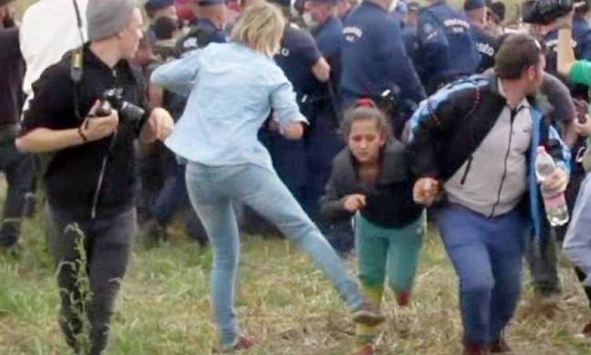 Hungarian camerawoman who kicked migrants sentenced