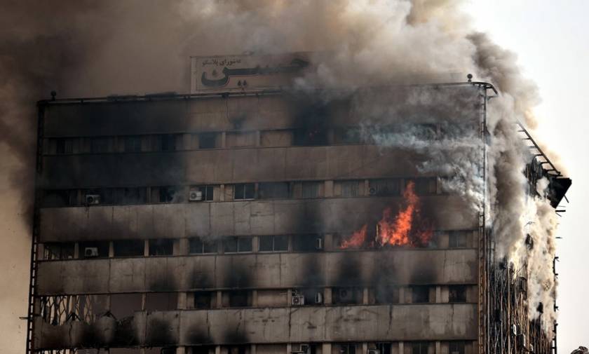 Τραγωδία στο Ιράν: Κατέρρευσε ουρανοξύστης στη Τεχεράνη – Δεκάδες τραυματίες (Pics+Vid)