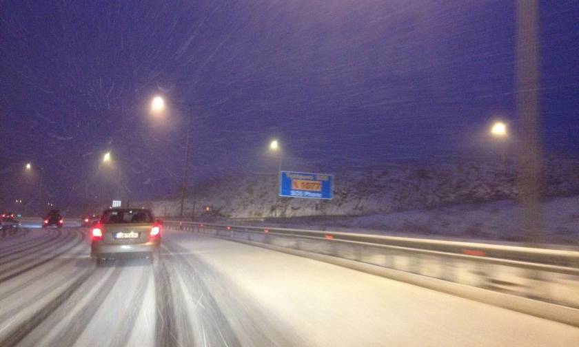 Καιρός: Άνοιξε η Εγνατία μετά από πολλές ώρες αποκλεισμού λόγω χιονιά