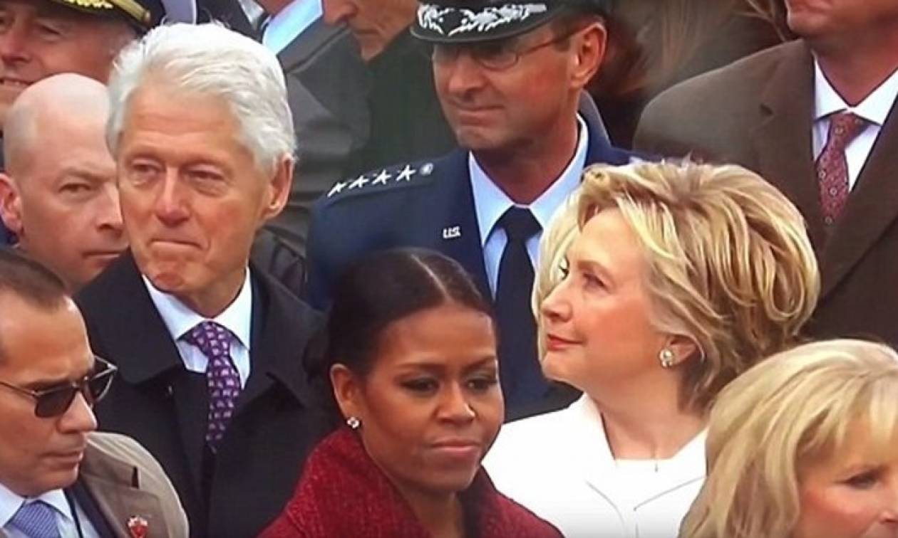 Σάλος στις ΗΠΑ: Η Χίλαρι έπιασε τον Μπιλ Κλίντον να... γλυκοκοιτάζει την Ιβάνκα Τραμπ! (vid+pics)