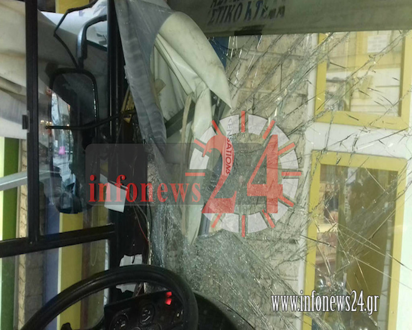 Λεωφορείο σκόρπισε τον τρόμο στο κέντρο των Σερρών (pics)