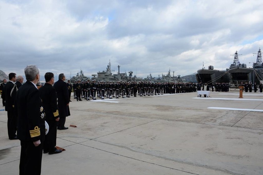 Πολεμικό Ναυτικό: Τελετή Παράδοσης - Παραλαβής Αρχηγού Στόλου (pics)