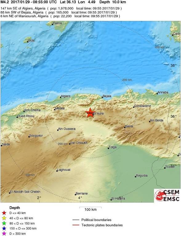 Σεισμός στην Αλγερία