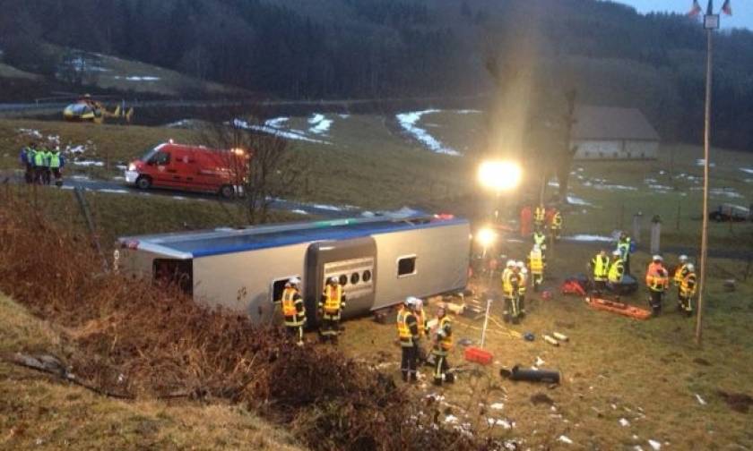Γαλλία: Δυστύχημα με σχολικό λεωφορείο - Μία νεκρή και πολλοί τραυματίες