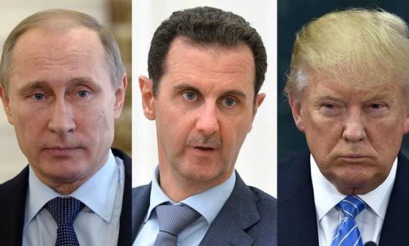 Στα «σκαριά» ισχυρό μέτωπο Τραμπ, Πούτιν και Άσαντ στον πόλεμο κατά του ISIS