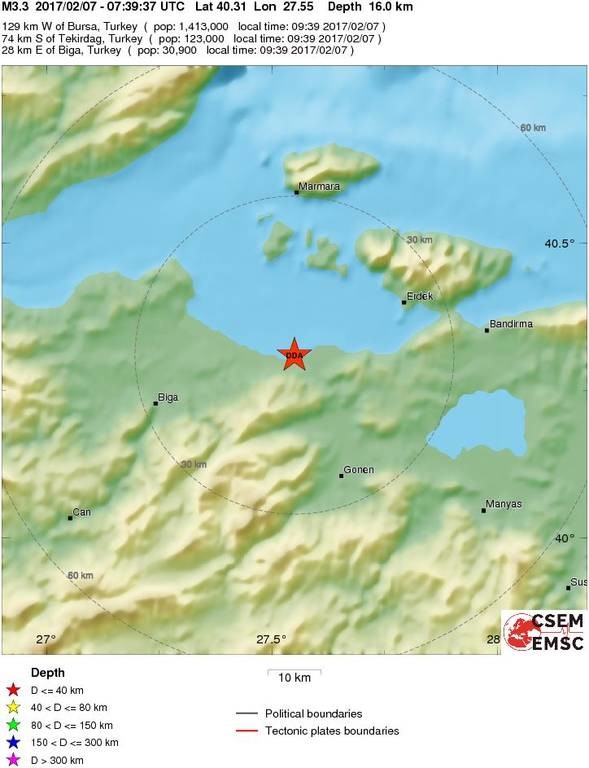 Σεισμός στην Τουρκία 