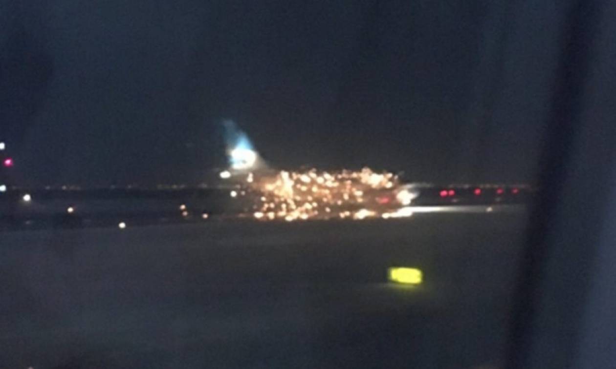 Έκρηξη σε αεροπλάνο λίγο πριν την απογείωση στο αεροδρόμιο JFK στη Νέα Υόρκη (Vid)