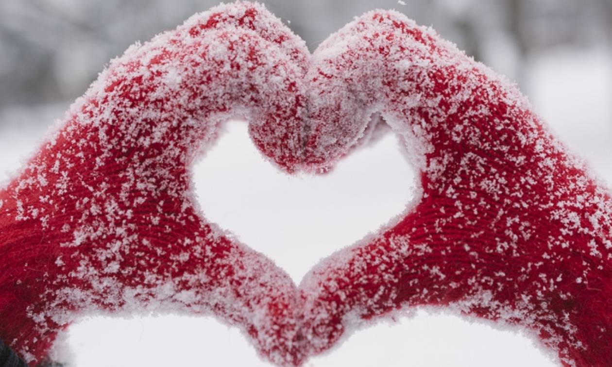 Ο καιρός του… Αγίου Βαλεντίνου: Με χιονόνερο και πολικές θερμοκρασίες η γιορτή των ερωτευμένων