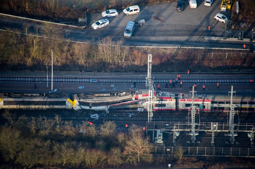 Τραγωδία στο Λουξεμβούργο: Ένας νεκρός και δύο τραυματίες σε σύγκρουση τρένων (pics)