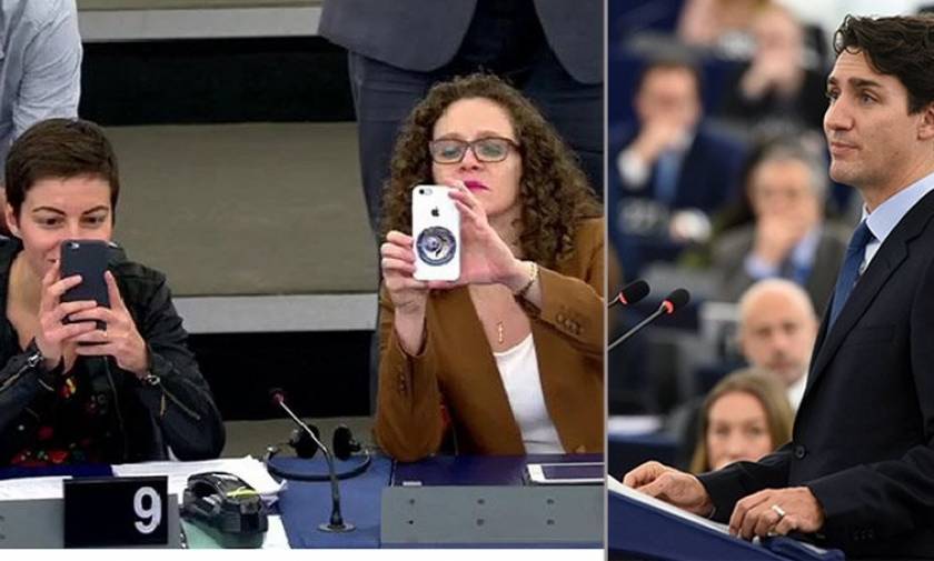 Ο Τριντό γοήτευσε και το Ευρωπαϊκό Κοινοβούλιο (video)