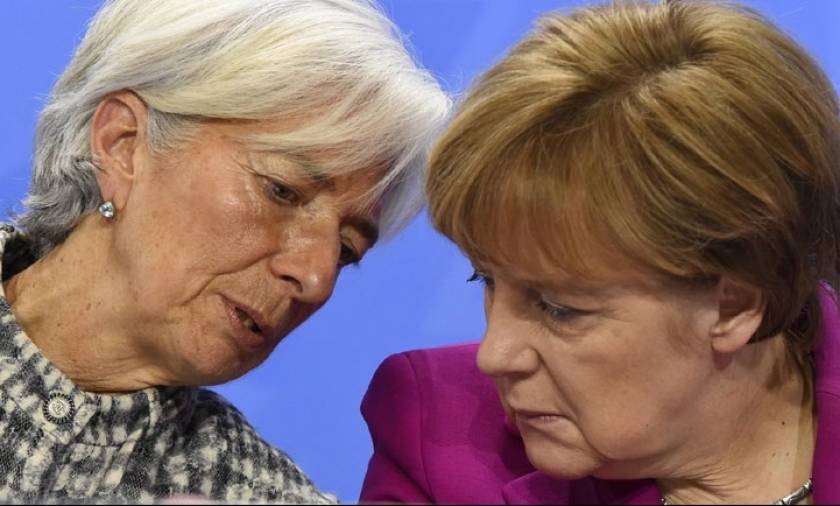 Συνάντηση Μέρκελ - Λαγκάρντ: Χωρίς το ΔΝΤ δεν θα δοθεί δάνειο βοήθειας
