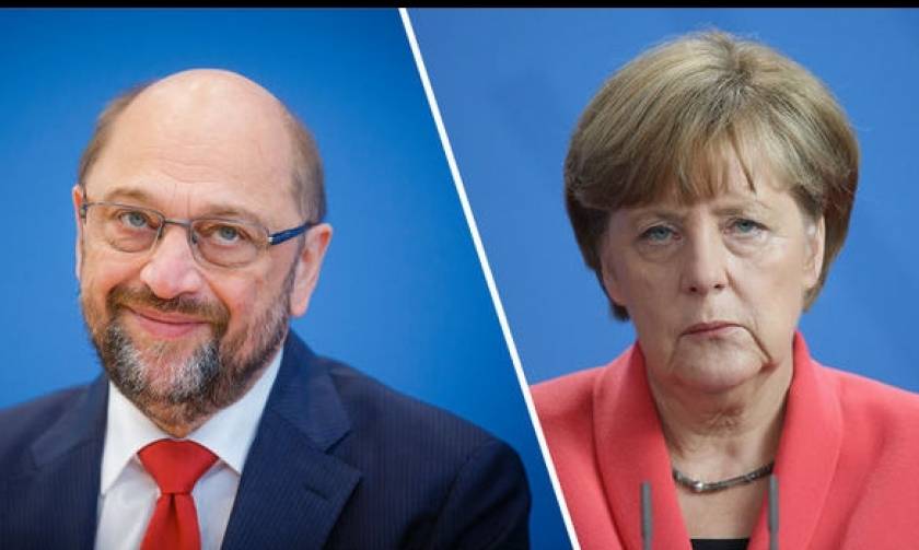 Θρίλερ στη Γερμανία: Προβάδισμα Μέρκελ έναντι Σουλτς σε νέα δημοσκόπηση
