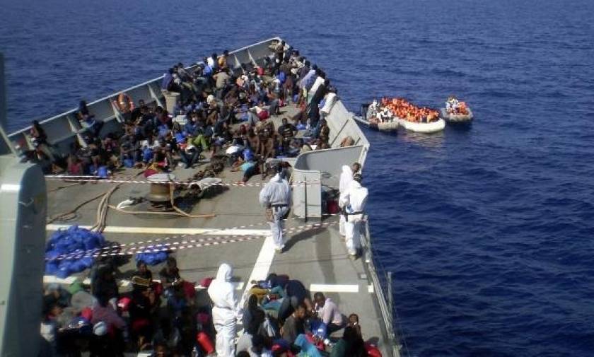 Ιταλία: Περίπου 1000 μετανάστες διέσωσαν οι αρχές στα ανοιχτά της Λιβύης