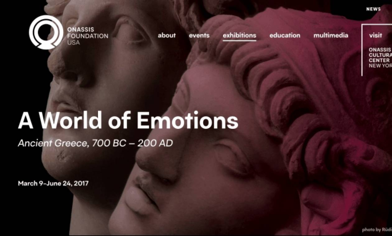 Τα συναισθήματα των αρχαίων Ελλήνων στην έκθεση «A World of Emotions» στο Ωνάσειο ΝΥ