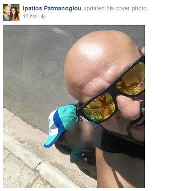 Υπάτιος Πατμάνογλου: Δείτε τη συγκινητική φωτογραφία που ανέβασε στο Facebook ο τραγικός πατέρας 