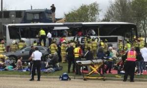 Τραγωδία στις ΗΠΑ: Τρένο συγκρούστηκε με λεωφορείο - Τρεις νεκροί και πολλοί τραυματίες
