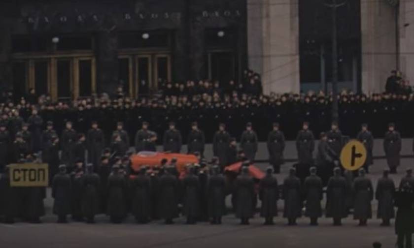 Βίντεο-ντοκουμέντο: Έγχρωμο φιλμ δείχνει την κηδεία του Στάλιν 64 χρόνια μετά