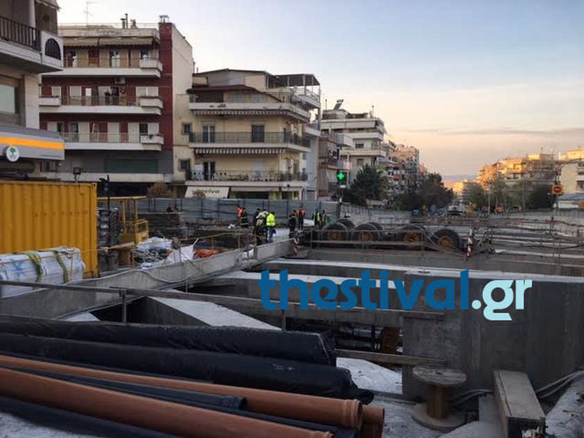 Τραγωδία στη Θεσσαλονίκη: Νεκρός ο χειριστής του γερανού που ανετράπη