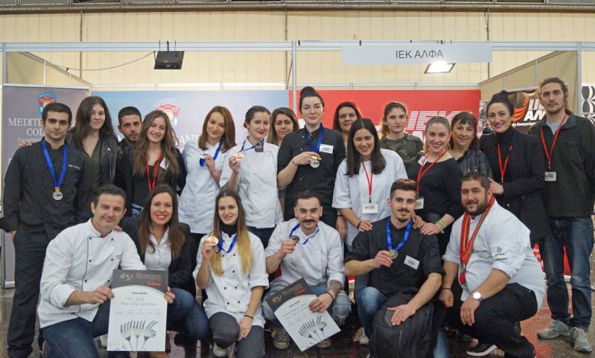 Σημαντικές διακρίσεις του Chef School ΙΕΚ ΑΛΦΑ Θεσσαλονίκης σε Διεθνή Διαγωνισμό Μαγειρικής