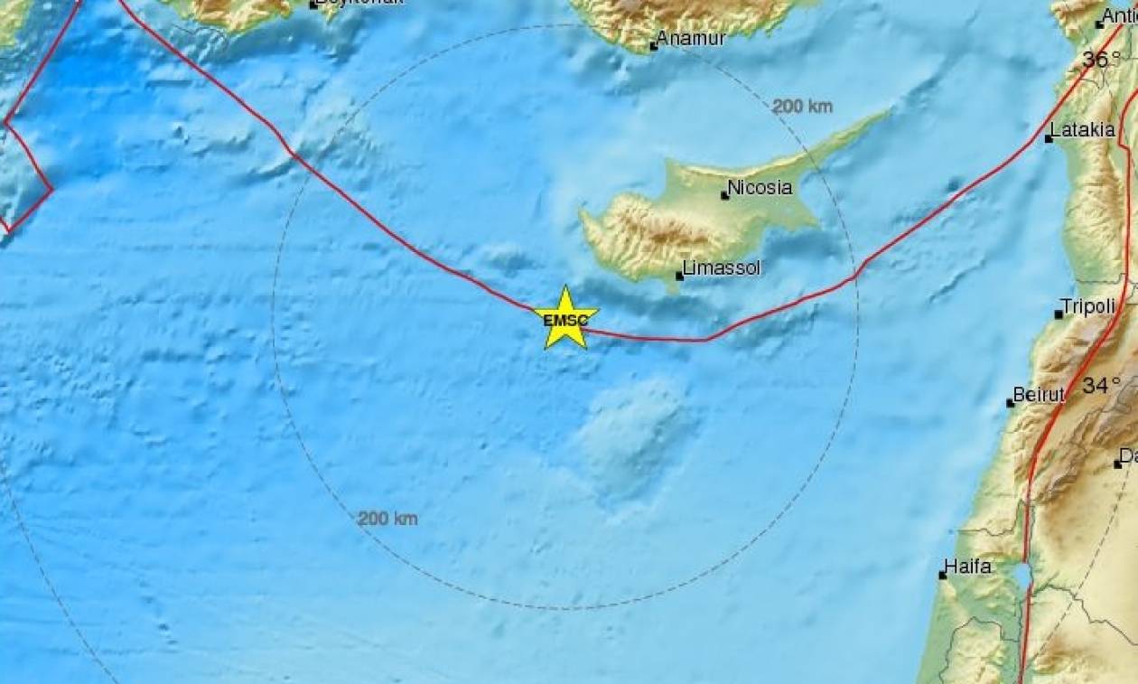 Σεισμός στην Κύπρο (pics)