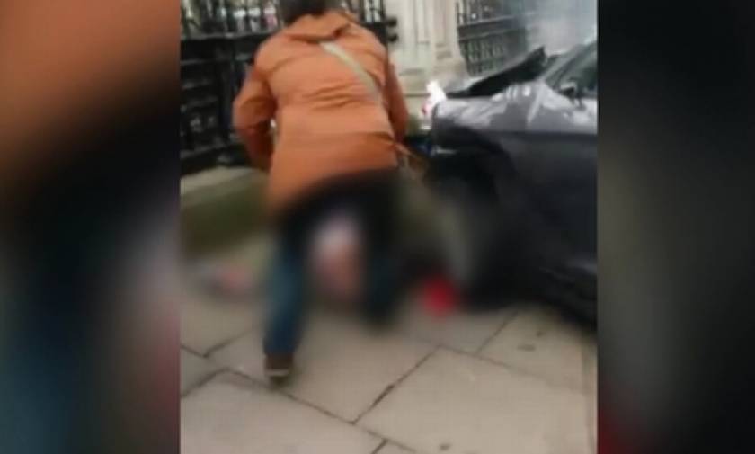 Λονδίνο: Νέο σοκαριστικό βίντεο από την επίθεση - Θύματα έχουν καταπλακωθεί από το αυτοκίνητο