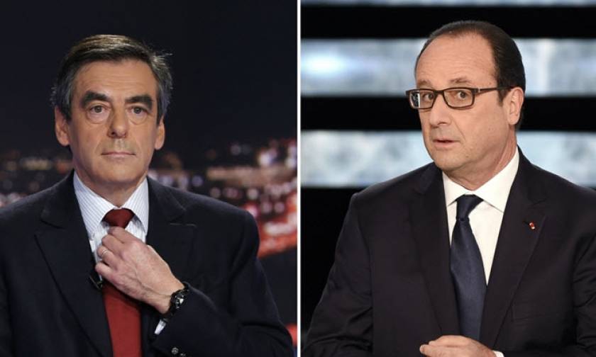 Γαλλία - Εκλογές: Ο Φιγιόν κατηγορεί τον Ολάντ ότι βλάπτει την υποψηφιότητά του